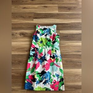 Ann Taylor womens floral dress size 2P